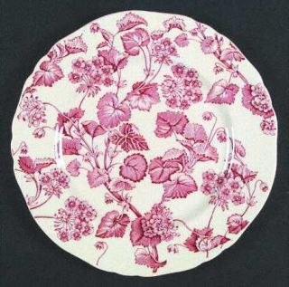 Alfred Meakin Florette Pink Dinner Plate, Fine China Dinnerware   Harmony Shape,
