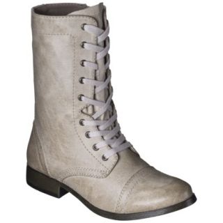Womens Mossimo Supply Co. Khalea Combat Boots   Natural 9