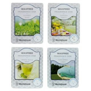 Wax Free Fragrance Disks 4 pack Assortment Set   Fresh Scents
