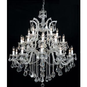 Crystorama Lighting CRY 4470 CH CL S Maria Theresa Chandelier Swarovski Elements