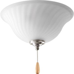 Progress Lighting PRO P2656 09 Kensington Fan Light Kit with Swirl Etched Glass