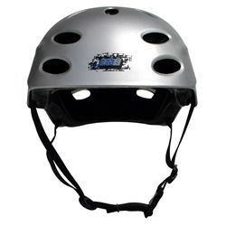 Mbs Grafstract Silver Small/ Medium Helmet (SilverHigh density, impact resistant ABS outer shellShock absorbing, thick EPS linerAdjustable chin strapStrategically positioned air ventsTwo sized liners for optimum fitCPSC certifiedSize Small/mediumMaterial