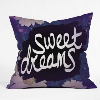 Sweet Dreams Throw Pillow Purple One Size For Women 236878750