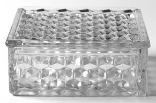 Fostoria American Clear (Stem #2056) Handkerchief Box with Lid   Stem #2056,Clea