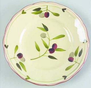 Lynns China Olivares Salad Plate, Fine China Dinnerware   Olives,Scalloped