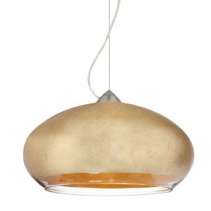 Besa Lighting BEL 1KX 4345GF SN Brio 14 1 Light Pendant