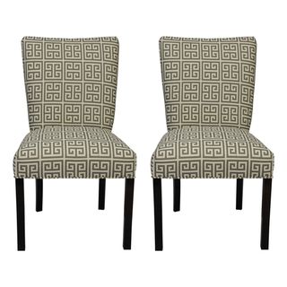 Sole Designs Julia Towers Dark Grey Dining Chairs (set Of 2)