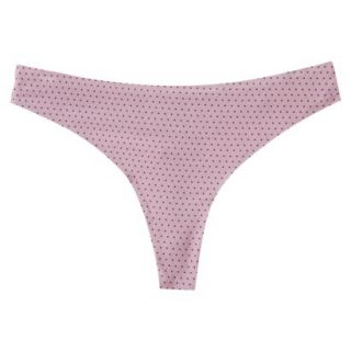 Gilligan & OMalley Womens Micro Seamless Thong   Soft Orchid L