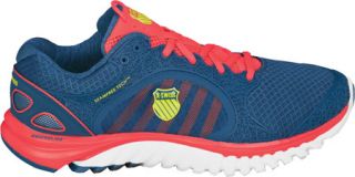 Mens K Swiss KBL 2 Stable   Moroccan Blue/Neon Blaze Running Shoes