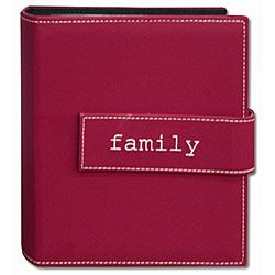 Pioneer Photo Pink 4x6 Hook and loop Strap Photo Albums (pack Of Two)
