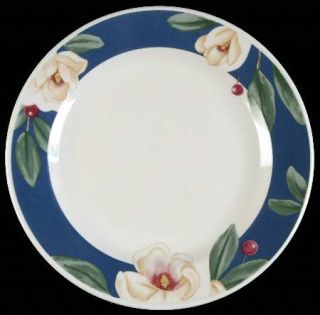 Citation Savannah Grove Salad Plate, Fine China Dinnerware   White Magnolia Blos