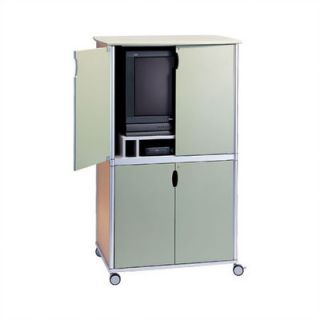 Peter Pepper 3Wheelies® TV/DVD/VCR Cabinet with Locking Cabinet and TV Swivel