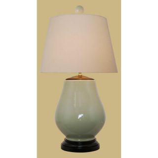 East Enterprises LPBY1012CA Crackled Vase Table Lamp   Cream Multicolor  