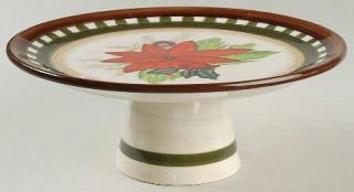 Pfaltzgraff Woodlands 10 Diameter Pedestal Cake Stand, Fine China Dinnerware  