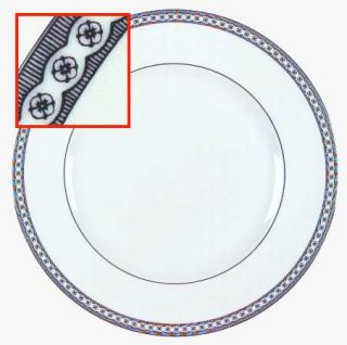 Wedgwood Contrasts Ulander Dinner Plate, Fine China Dinnerware   Black&White Geo