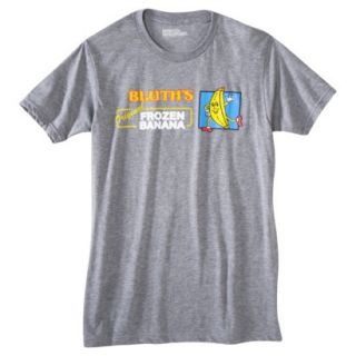 Arrested Development Mens Bluths Bananas Graphic Tee   Heather Gray M
