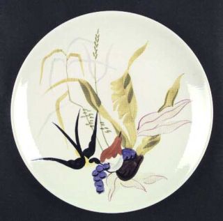 Red Wing Capistrano Dinner Plate, Fine China Dinnerware   Anniversary,Textured,B