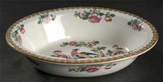 F Winkle Pheasant (Smooth) 9 Oval Vegetable Bowl, Fine China Dinnerware   Yello