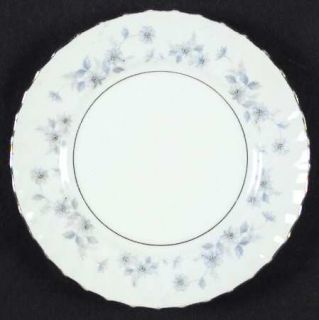 Empress (Japan) Delft Blue Bread & Butter Plate, Fine China Dinnerware   Blue Fl