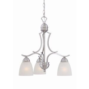 Thomas Lighting THO SL808178 Triton 3 light Chandelier with Etched glass