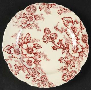 Taylor, Smith & T (TS&T) Dogwood Pink (Fairway Shape/Cream) Bread & Butter Plate