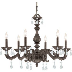 Crystorama Lighting CRY 5036 VB CL MWP Sutton Chandelier Hand Polished