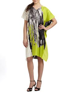 Silk Caftan Dress   Thyme