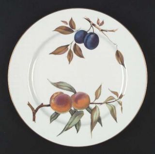 Royal Worcester Evesham Gold (Porcelain) Dinner Plate, Fine China Dinnerware   P