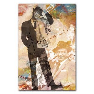 Alexis Bueno Frank Swoonatra Acrylic Wall Art (LargeSubject PeopleMedium Ink PrintImage dimensions 32 inches high x 24 inches wide x 2 inches deep Outer dimensions 32 inches high x 24 inches wide x 2 inches deep  )