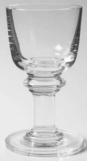 Dansk Carla Wine Glass   Clear, Plain, Square Stem