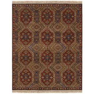 Jangali Antique Meshad/ Mocha rust Area Rug (8 X 113) (RustSecondary colors BeigePattern FloralTip We recommend the use of a non skid pad to keep the rug in place on smooth surfaces.All rug sizes are approximate. Due to the difference of monitor colors