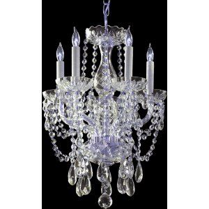 Crystorama Lighting CRY 1129 CH CL MWP Traditional Crystal Hand Cut Crystal Chan