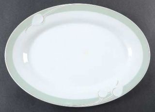 Hutschenreuther Printemps 13 Oval Serving Platter, Fine China Dinnerware   Chlo