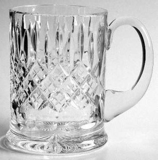 Stuart Shaftesbury Tankard   Cut Vertical & Criss Cross On Bowl