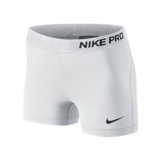 Nike 3 Pro Core Compression Womens Shorts   White