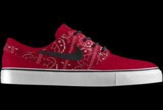 Nike SB Zoom Stefan Janoski iD Custom Kids Skateboarding Shoes (4y 5.5y)   Red