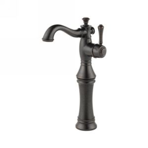 Delta Faucet 797LF RB Cassidy Single Hole Single Handle Lavatory Faucet with Ris