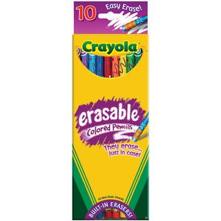 Crayola Erasable Colored Pencils (pack Of 10)