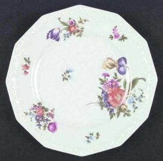 Rosenthal   Continental Flowers (Classic Stamp) Dinner Plate, Fine China Dinnerw
