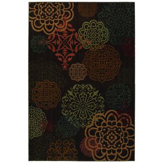 Darby Brown Medallion Rug (53 X 710)