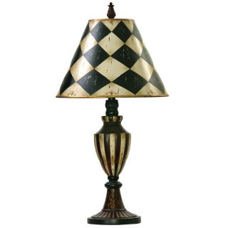 Dimond Lighting 1 light Black/ Antique White Table Lamp