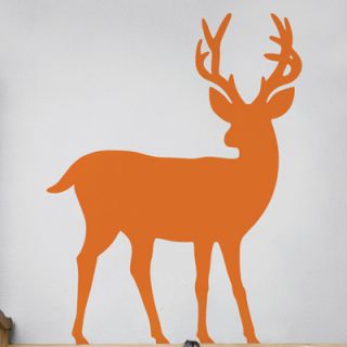 ADZif Piccolo Deer Wall Sticker P0321R Color Light Orange / Grey