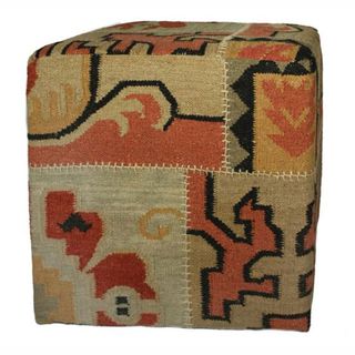 Nuloom Ethnic Chic Patchwork Pouf (MultiDimensions 18 inches in length x 18 inches in width x 18 inches longThe handcrafted touch of artisan skill creates variations in color, size and design. If buying two of the same item, slight differences should be 