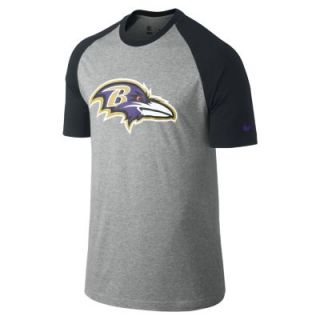 Nike Big Play Raglan (NFL Baltimore Ravens) Mens T Shirt   Grey Heather