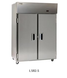 Delfield Scientific 56 Reach In Refrigerator   (2) Solid Full Door, Aluminum/Stainless