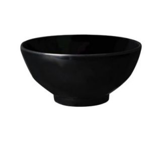 GET Soup/Rice Bowl, 11 oz, 4 3/4 in, Melamine, Black, Hidden Treasures