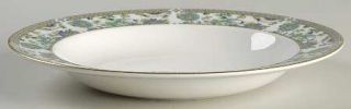 Wedgwood Babylon Large Rim Soup Bowl, Fine China Dinnerware   Multicolor Floral&