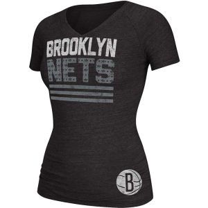 Brooklyn Nets adidas NBA Womens Backcourt Triblend Vneck