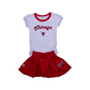 Chicago Bulls adidas NBA Girls Top and Skirt Set