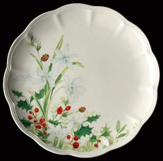 Lenox China Winter Meadow Dinner Plate, Fine China Dinnerware   Floral,Holly,Pin